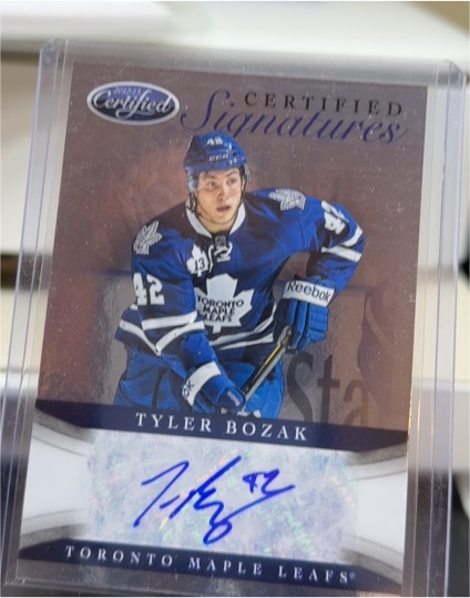 2012-13 Panini Certified #CS-TBO Tyler Bozak — front