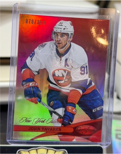 2012-13 Panini Certified Mirror Red #90 John Tavares — front