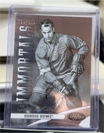 2012-13 Upper Deck Certified #121 Gordie Howe Immortals — front