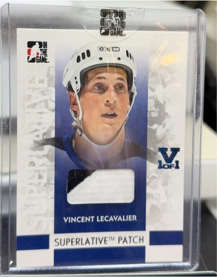 2007-08 In The Game Superlative #GUJ-29 Vincent Lecavalier — front