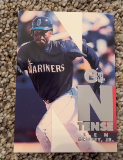 1996 Fleer SkyBox E-XL Ntense #4 Ken Griffey Jr. — front