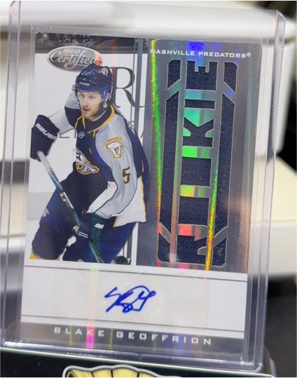 2011-12 Panini Certified #210 Blake Geoffrion — front