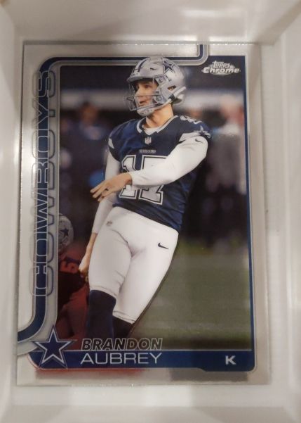 2025 Topps Chrome #81 Brandon Aubrey — front