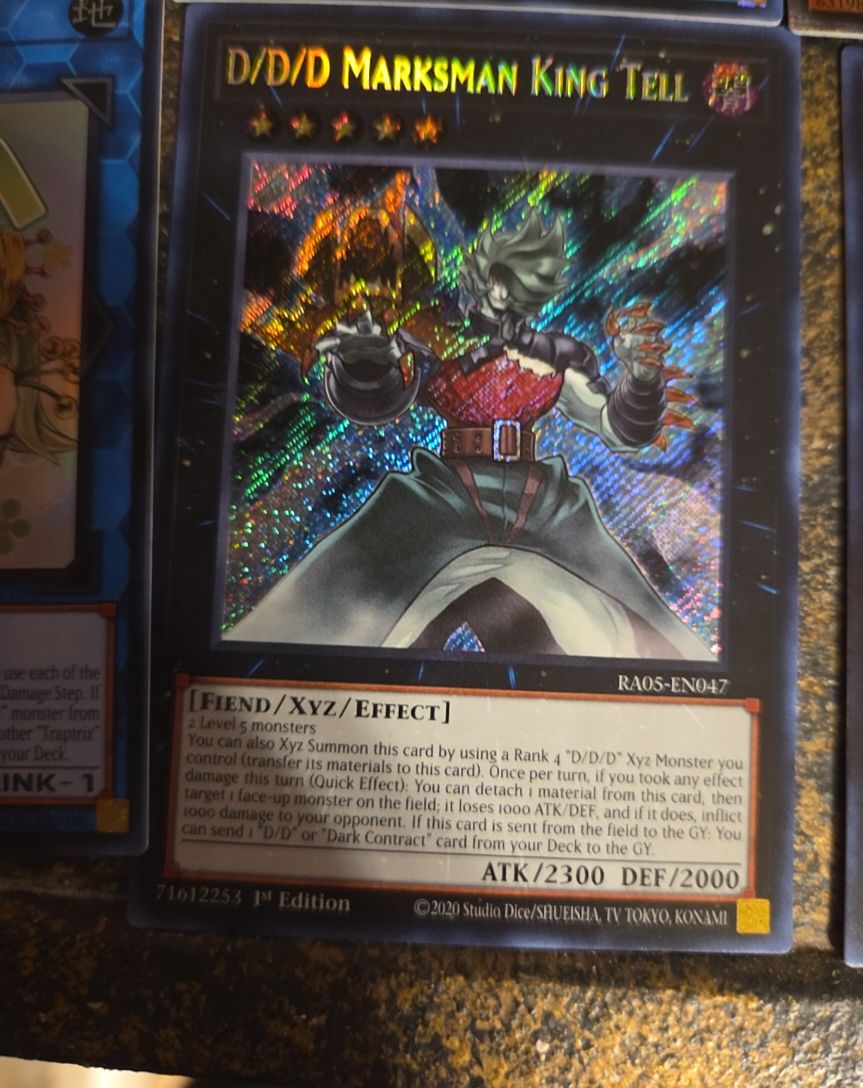 2020 Yu-Gi-Oh! RA05-EN047 D/D/D Marksman King Tell — front