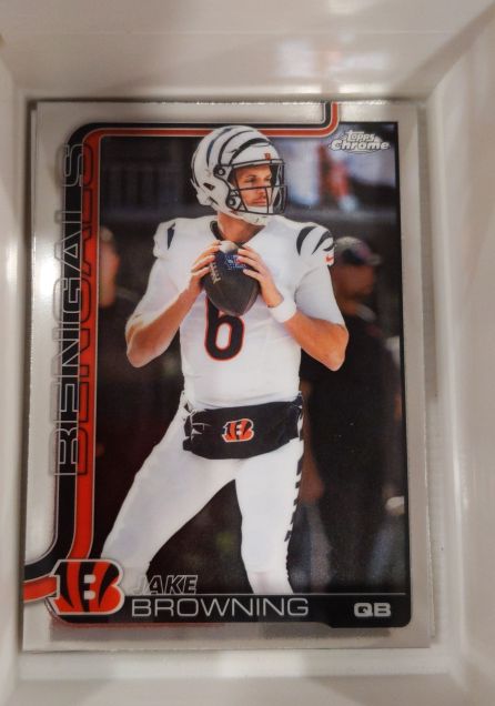 2025 Topps Chrome #63 Jake Browning — front