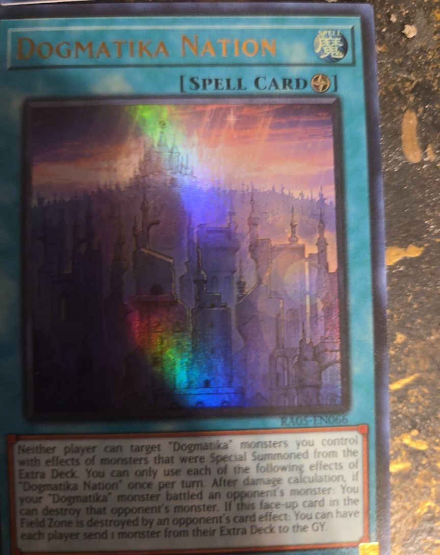 Yu-Gi-Oh! RA05-EN066 Dogmatika Nation — front