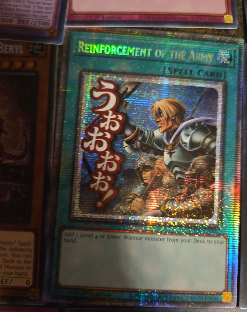2023 Yu-Gi-Oh! RA05-EN113 Reinforcement of the Army — front