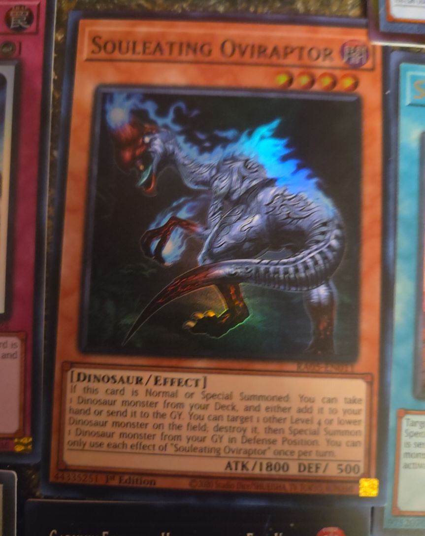 2018 Yu-Gi-Oh! SR04-EN002 Souleating Oviraptor — front