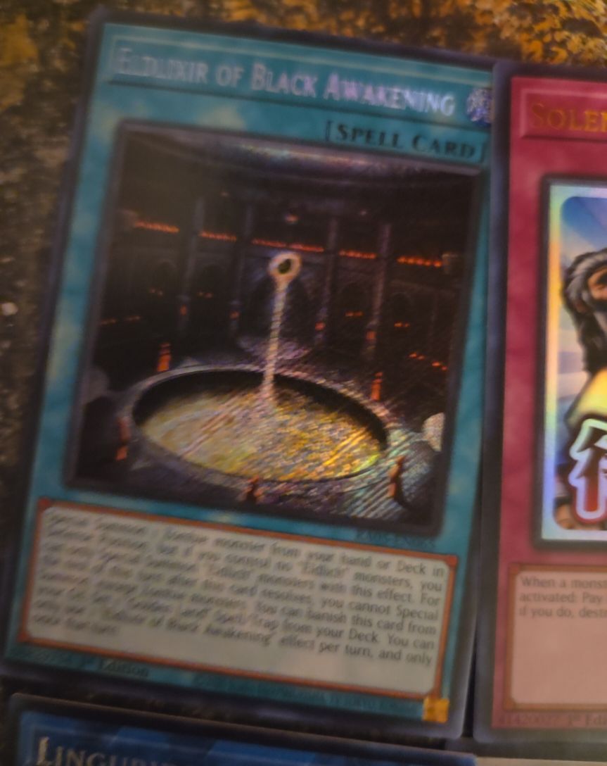 2020 Yu-Gi-Oh! RA05-EN065 Eldlixir of Black Awakening — front