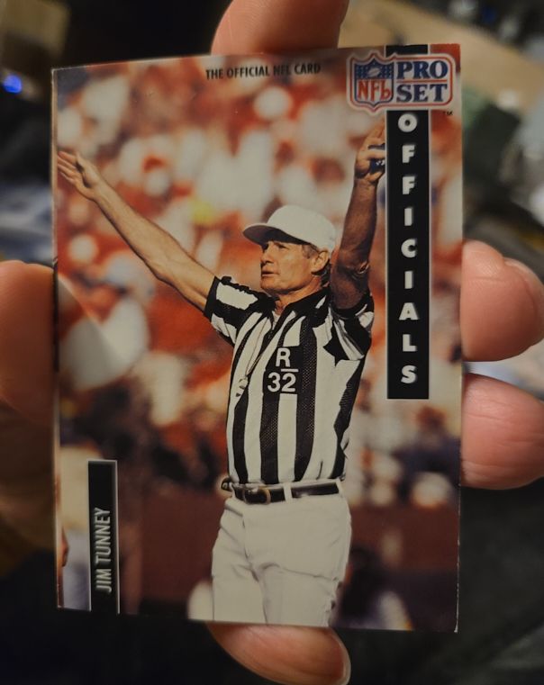 1991 Pro Set #355 Jim Tunney — front
