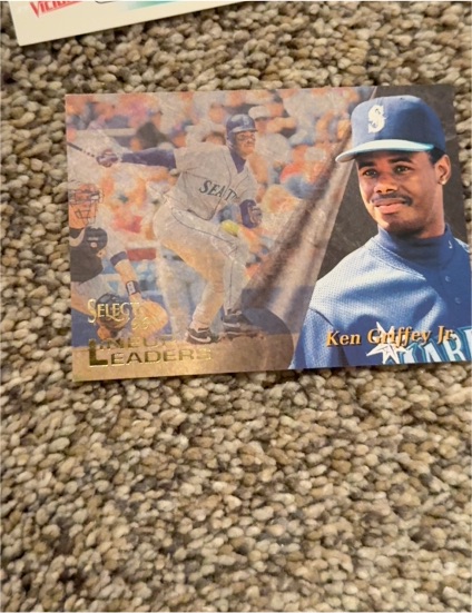 1996 Select #151 Ken Griffey Jr Lineup Leaders Seattle Mariners — front