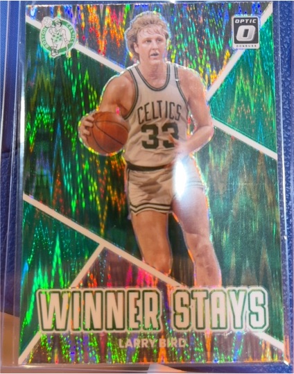 2022-23 Donruss Optic #15 Larry Bird Winner Stays — front