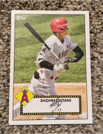 2021 Topps 1952 Throwback #T52-43 Shohei Ohtani — front