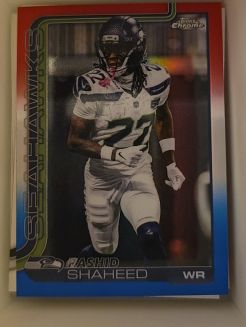 2025 Topps Chrome #218 Rashid Shaheed — front