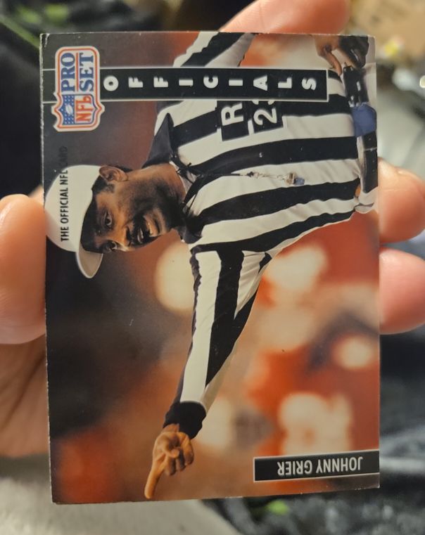 1991 Pro Set #360 Johnny Grier — front