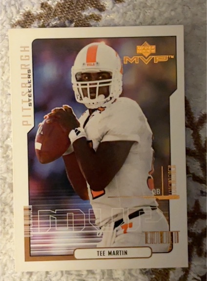 2000 Upper Deck MVP #216 Tee Martin — front
