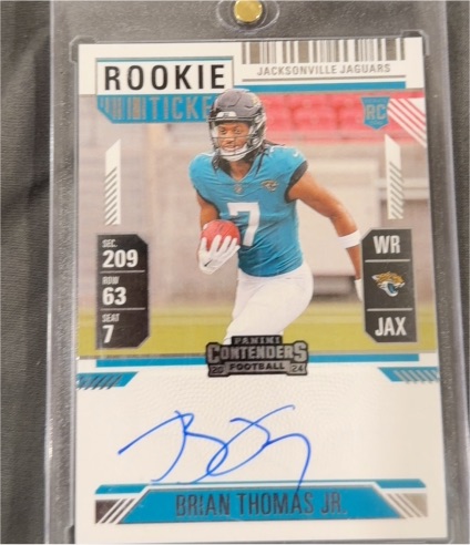 2024 Panini Contenders #103 Brian Thomas Jr. — front