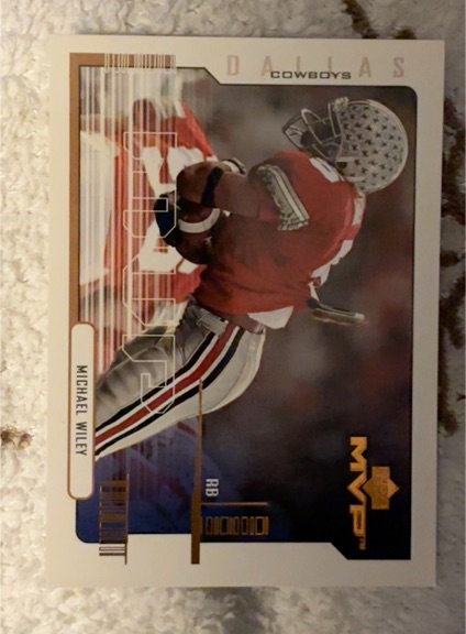 2000 Upper Deck MVP #197 Michael Wiley — front