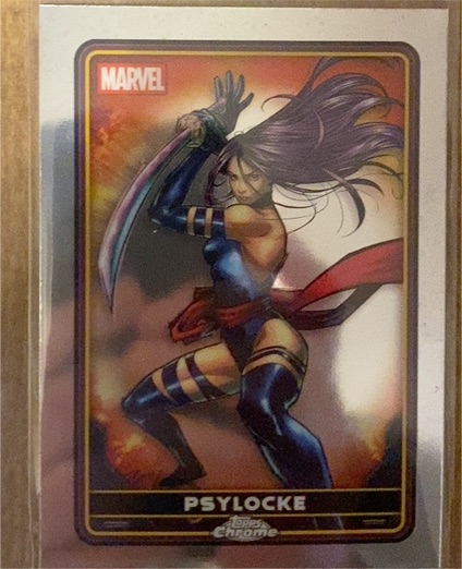 2025 Topps Chrome Deadpool #8 Psylocke — front