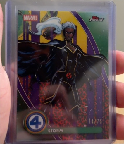 2026 Topps Finest Fantastic Four #4 Storm — front