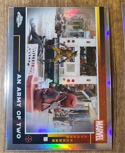 2025 Topps Chrome Deadpool & Wolverine An Army of Two #97 — front