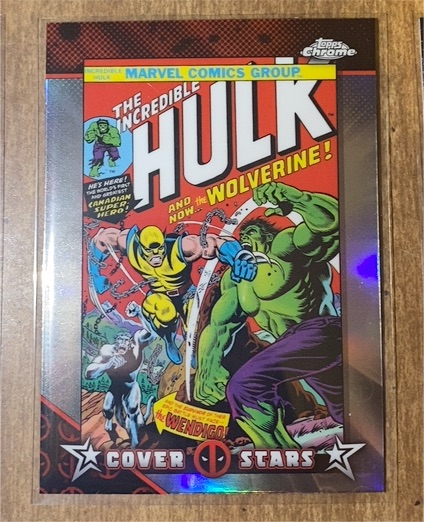 2025 Topps Chrome #181 The Incredible Hulk and Wolverine — front