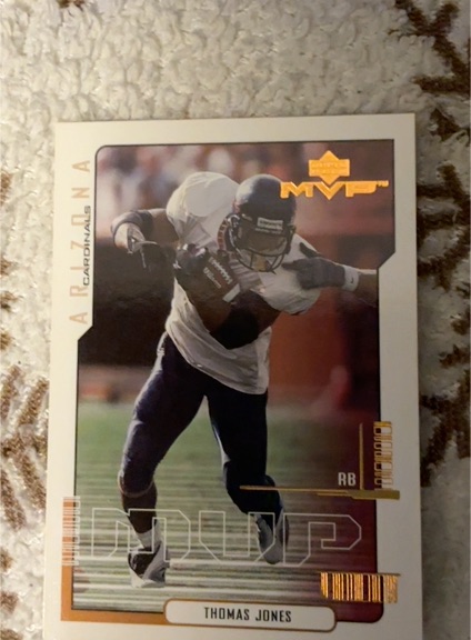 2000 Upper Deck MVP #203 Thomas Jones — front