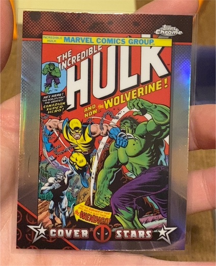 2025 Topps Chrome Deadpool #CS-30 The Incredible Hulk Cover Stars — front