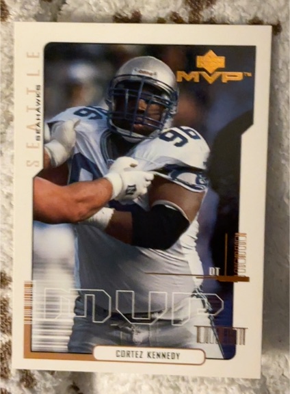 2000 Upper Deck MVP #163 Cortez Kennedy — front