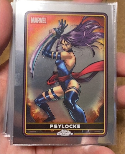 2025 Topps Chrome Deadpool #8 Psylocke — front