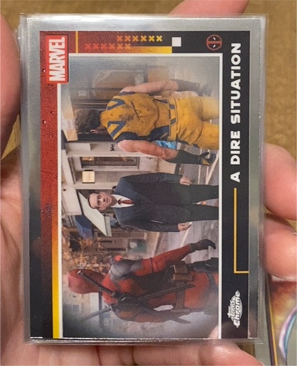 2025 Topps Chrome Deadpool & Wolverine #92 A Dire Situation — front