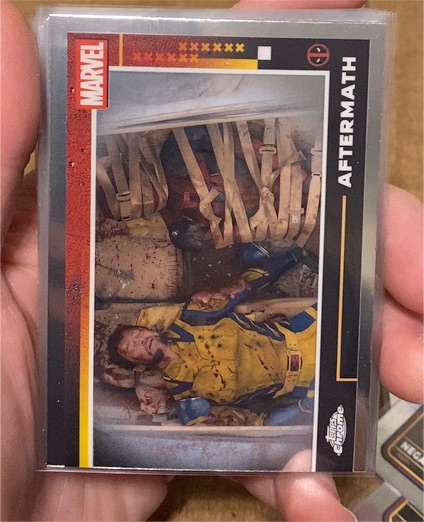 2025 Topps Chrome Deadpool #76 Aftermath — front