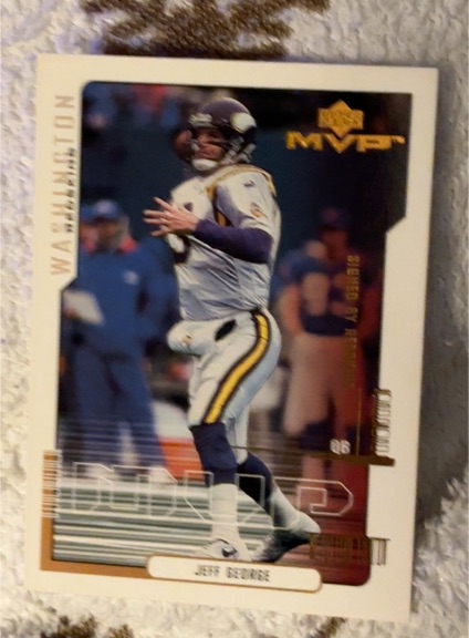 2000 Upper Deck MVP #92 Jeff George — front