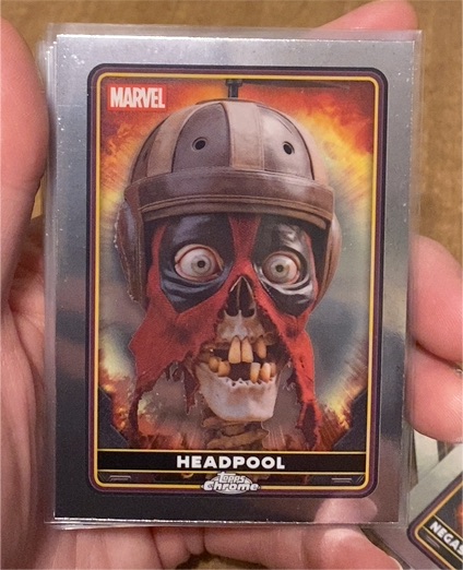 2025 Topps Chrome Deadpool #24 Headpool — front