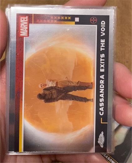 2025 Topps Chrome #91 Deadpool & Wolverine Cassandra Exits The Void — front