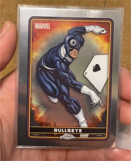 2025 Topps Chrome Deadpool #19 Bullseye — front