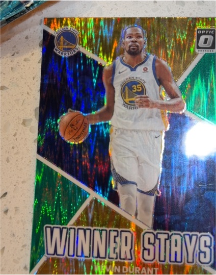2022-23 Panini Donruss Optic #14 Kevin Durant Winner Stays — front