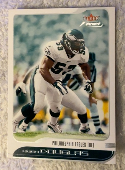 2001 Fleer Focus #138 Hugh Douglas — front