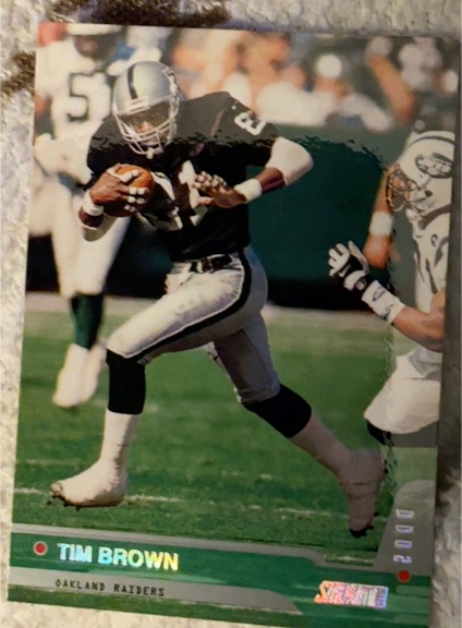 2000 Topps Stadium Club #39 Tim Brown — front
