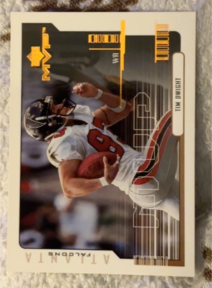 2000 Upper Deck MVP #8 Tim Dwight — front