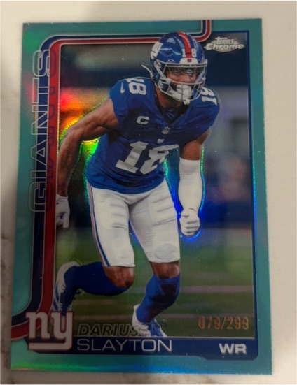 2025 Topps Chrome #226 Darius Slayton — front
