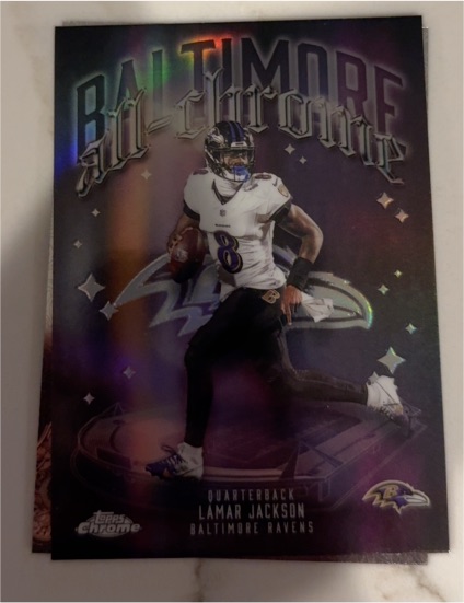 2025 Topps Chrome #ACT-1 Lamar Jackson — front