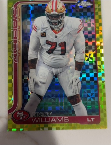 2025 Topps Chrome #265 Trent Williams — front