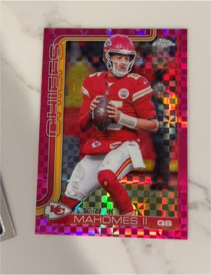 2025 Topps Chrome #148 Patrick Mahomes II — front