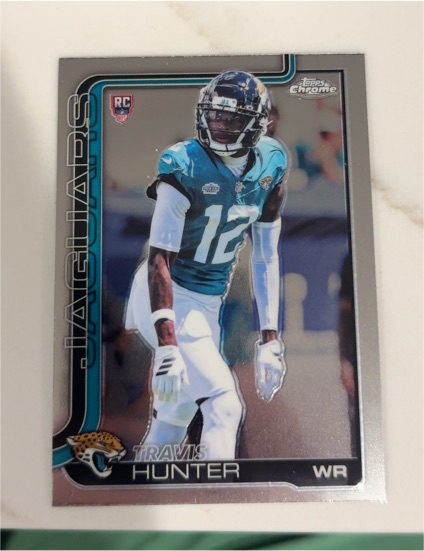 2025 Topps Chrome #332 Travis Hunter — front