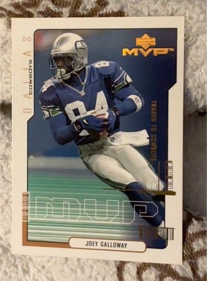 2000 Upper Deck MVP #48 Joey Galloway — front