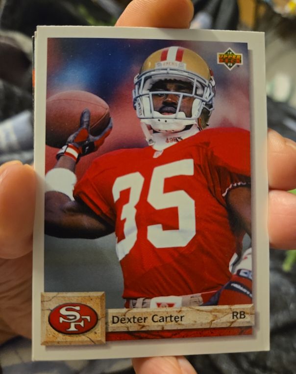 1992 Upper Deck #493 Dexter Carter — front