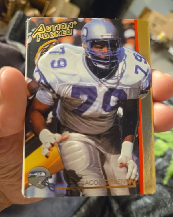 1992 Action Packed #252 Jacob Green — front