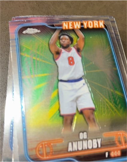 2024-25 Topps Chrome #60 OG Anunoby — front