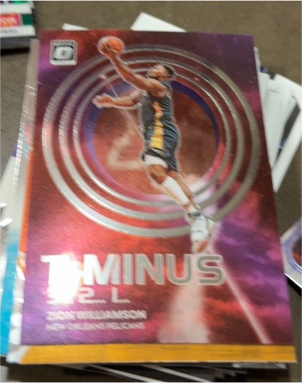 2022-23 Panini Donruss Optic #14 Zion Williamson T-Minus — front
